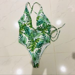 Palm One Piece Swimsuit